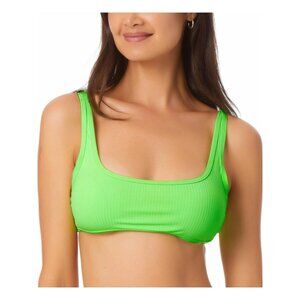 SOILED California Waves Women's Ribbed Bralette Swim Top Green Size XS $40 O280